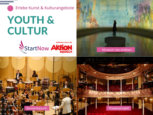 Entdecke eine Welt voller Kunst und Kultur - für Jugendliche mit und ohne Behinderung!